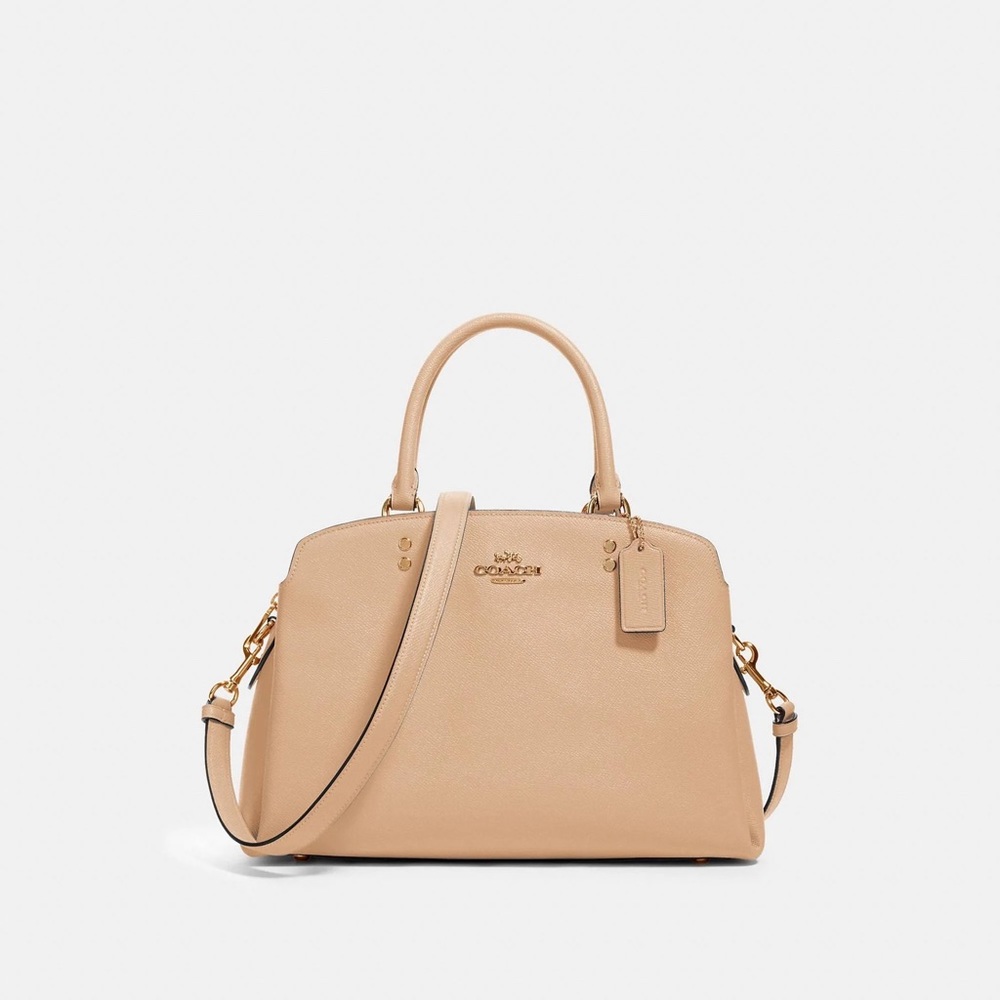 Coach Gold/Taupe Lillie Caryall Bag